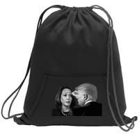 LetS Go Brenda Fun Trump Writes On Kamala HarrisS Forehead Sweatshirt Cinch Pack Bag