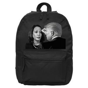 LetS Go Brenda Fun Trump Writes On Kamala HarrisS Forehead 16 in Basic Backpack