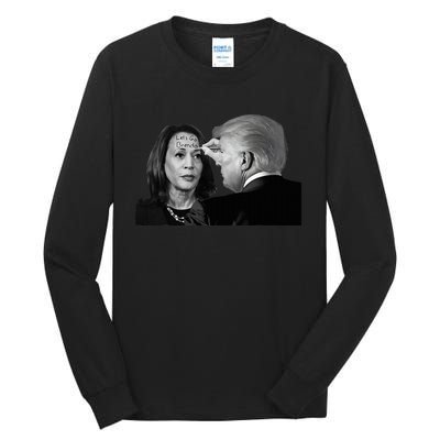 LetS Go Brenda Fun Trump Writes On Kamala HarrisS Forehead Tall Long Sleeve T-Shirt