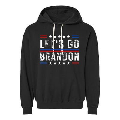 Lets Go Brandon Tee Funny Lets Go Brandon... Garment-Dyed Fleece Hoodie