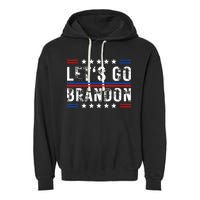 Lets Go Brandon Tee Funny Lets Go Brandon... Garment-Dyed Fleece Hoodie