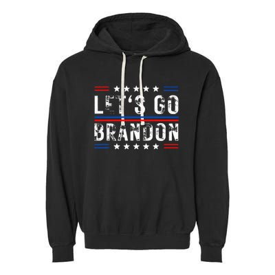 Lets Go Brandon Tee Funny Lets Go Brandon... Garment-Dyed Fleece Hoodie