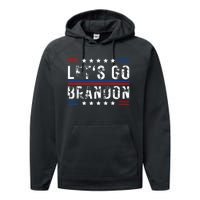 Lets Go Brandon Tee Funny Lets Go Brandon... Performance Fleece Hoodie