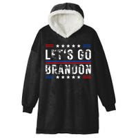 Lets Go Brandon Tee Funny Lets Go Brandon... Hooded Wearable Blanket