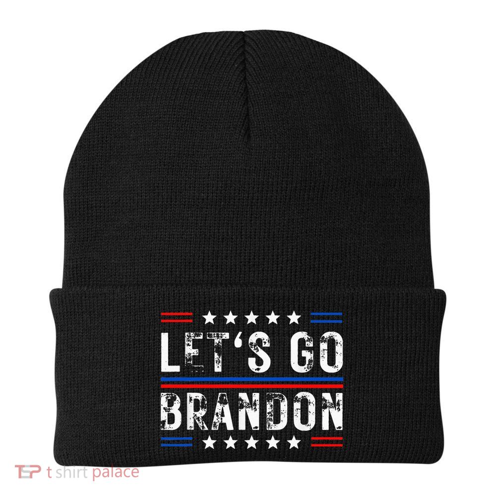 Lets Go Brandon Tee Funny Lets Go Brandon... Beanie