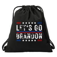 Lets Go Brandon Tee Funny Lets Go Brandon... Drawstring Bag