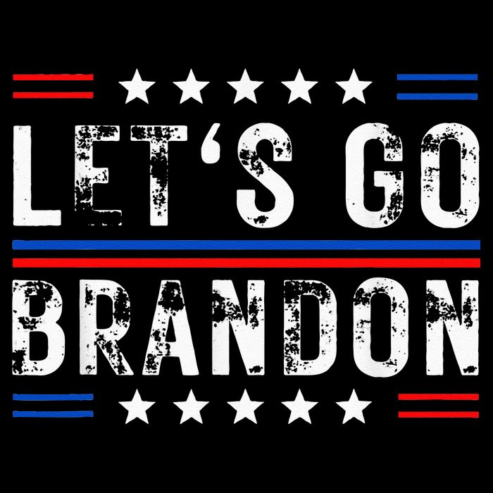 Lets Go Brandon Tee Funny Lets Go Brandon... Drawstring Bag