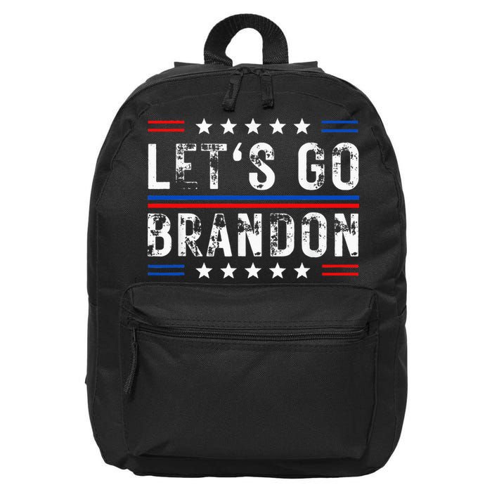 Lets Go Brandon Tee Funny Lets Go Brandon... 16 in Basic Backpack