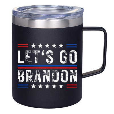 Lets Go Brandon Tee Funny Lets Go Brandon... 12oz Stainless Steel Coffee Mug