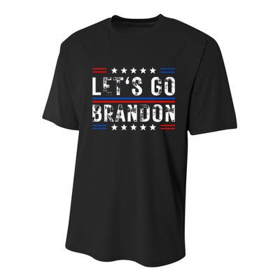 Lets Go Brandon Tee Funny Lets Go Brandon... Youth Performance Sprint T-Shirt