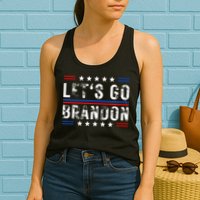 Lets Go Brandon Tee Funny Lets Go Brandon... Womens Tank Top