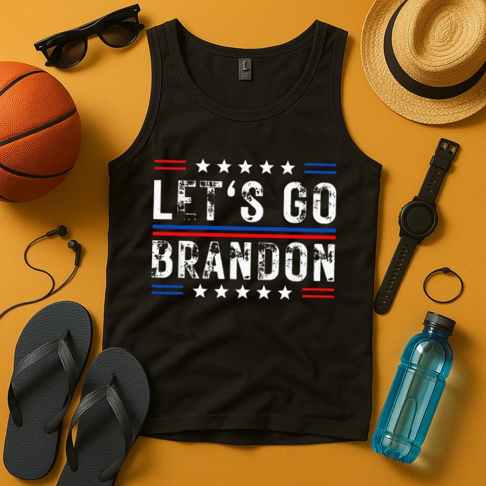Lets Go Brandon Tee Funny Lets Go Brandon... Tank Top