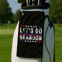 Lets Go Brandon Tee Funny Lets Go Brandon... Golf Towel