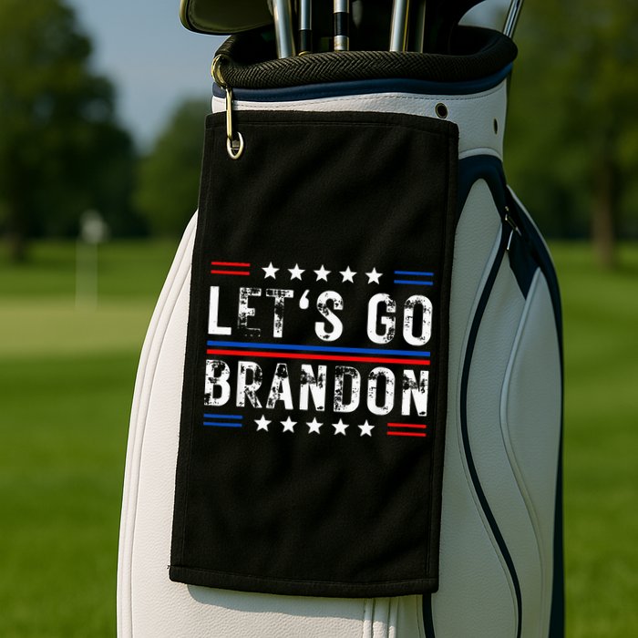 Lets Go Brandon Tee Funny Lets Go Brandon... Golf Towel