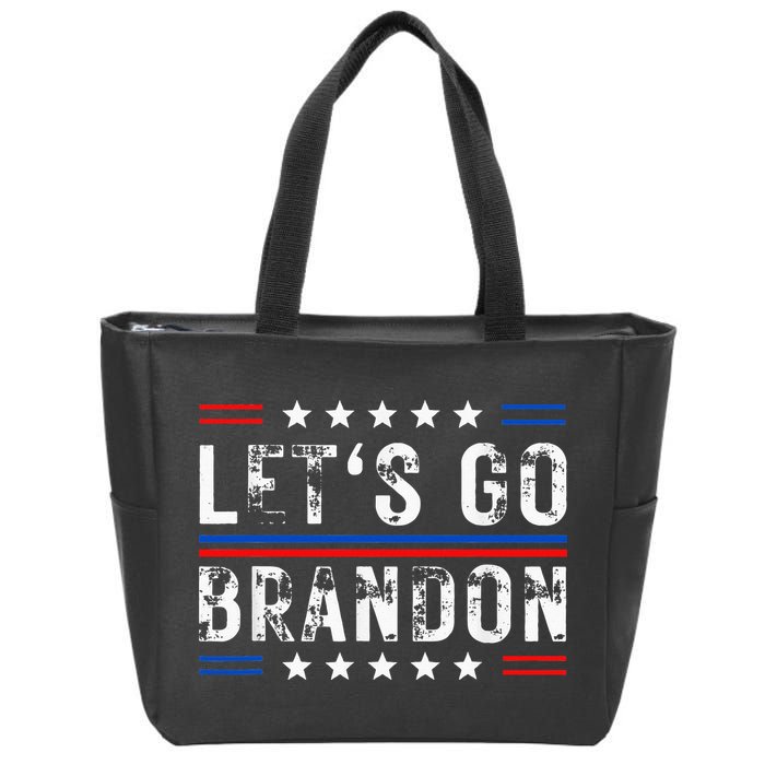 Lets Go Brandon Tee Funny Lets Go Brandon... Zip Tote Bag