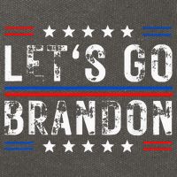 Lets Go Brandon Tee Funny Lets Go Brandon... Cotton Canvas Backpack