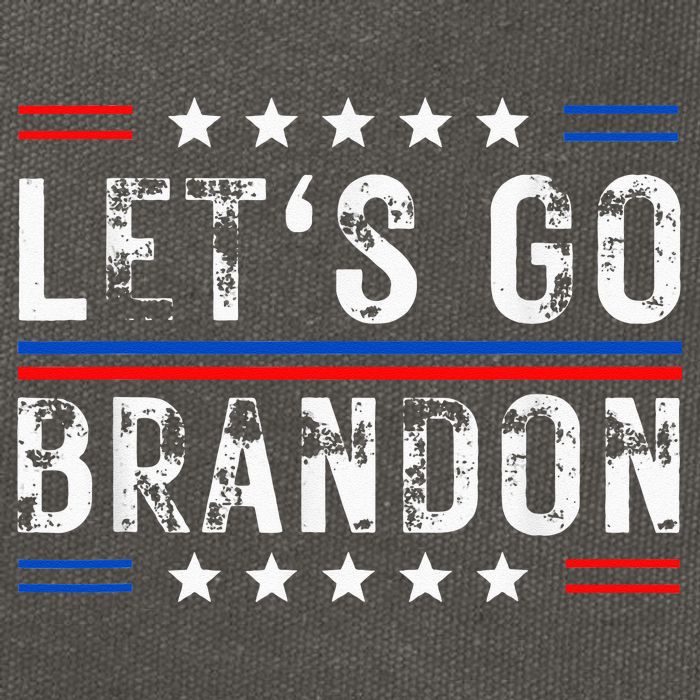 Lets Go Brandon Tee Funny Lets Go Brandon... Cotton Canvas Backpack