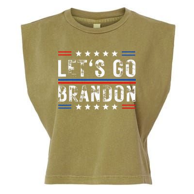 Lets Go Brandon Tee Funny Lets Go Brandon... Garment-Dyed Women's Muscle Tee