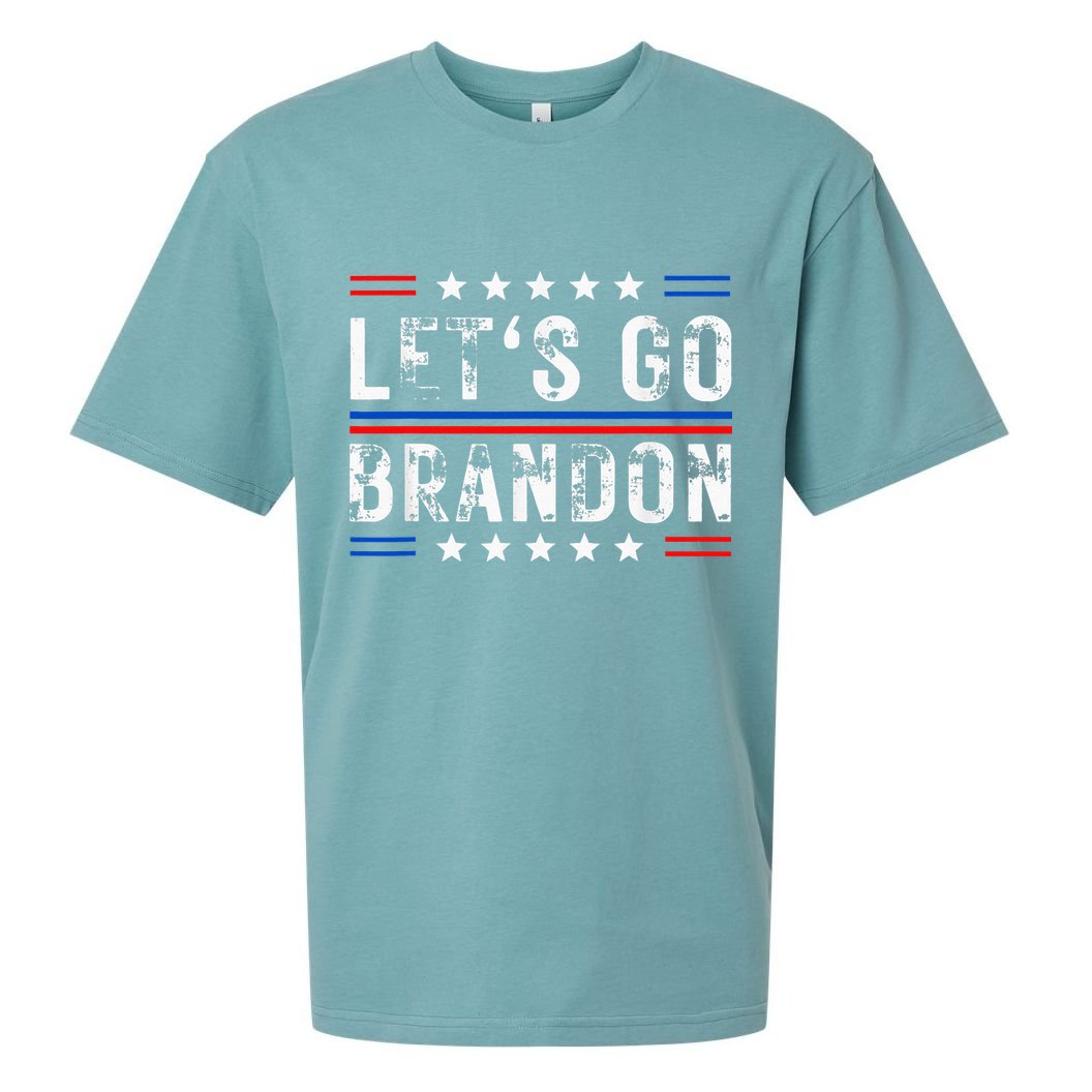 Lets Go Brandon Tee Funny Lets Go Brandon... Sueded Cloud Jersey T-Shirt