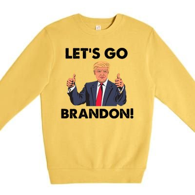 Let's Go Brandon Pro Trump Premium Crewneck Sweatshirt