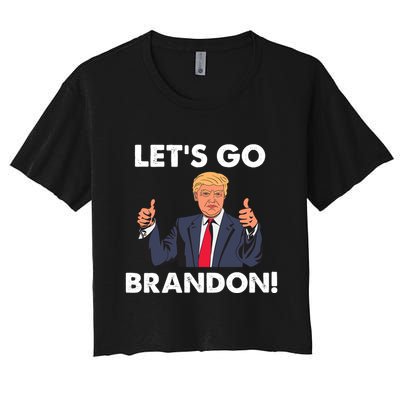 Let's Go Brandon Pro Trump Crop Top