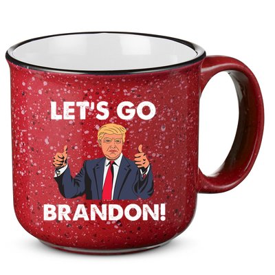 Let's Go Brandon Pro Trump 15oz Campfire Ceramic Mug