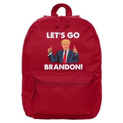 Let's Go Brandon Pro Trump 16 in Basic Backpack