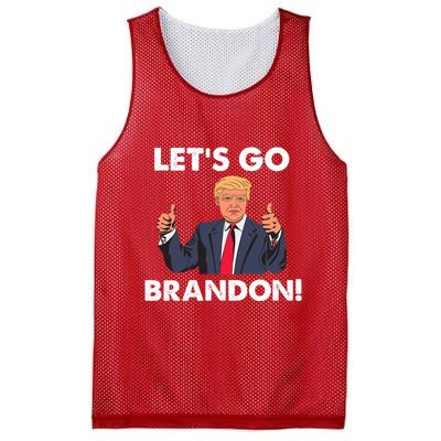 Let's Go Brandon Pro Trump Mesh Reversible Basketball Jersey Tank