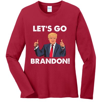 Let's Go Brandon Pro Trump Ladies Long Sleeve Shirt
