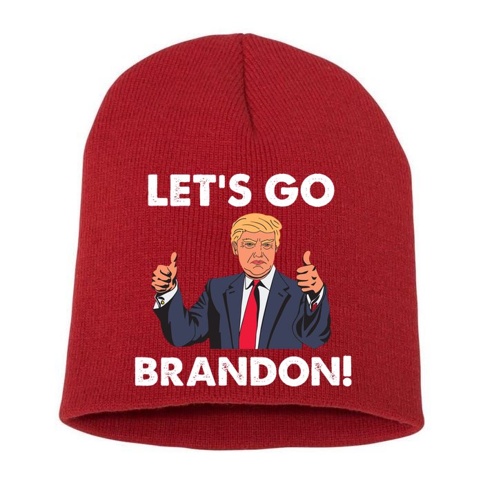 Let's Go Brandon Pro Trump Short Acrylic Beanie