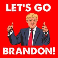 Let's Go Brandon Pro Trump Short Acrylic Beanie