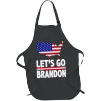 Let's Go Brandon USA American Flag Map Apron