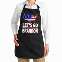 Let's Go Brandon USA American Flag Map Apron