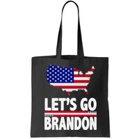 Let's Go Brandon USA American Flag Map Bag