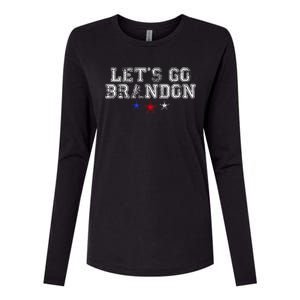 LetS Go Brandon Flag Sunglasses Funny Anti Biden Club Womens Cotton Relaxed Long Sleeve T-Shirt