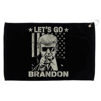 Let's Go Brandon US Flag Funny Donald Trump Grommeted Golf Towel