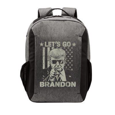 Let's Go Brandon US Flag Funny Donald Trump Vector Backpack