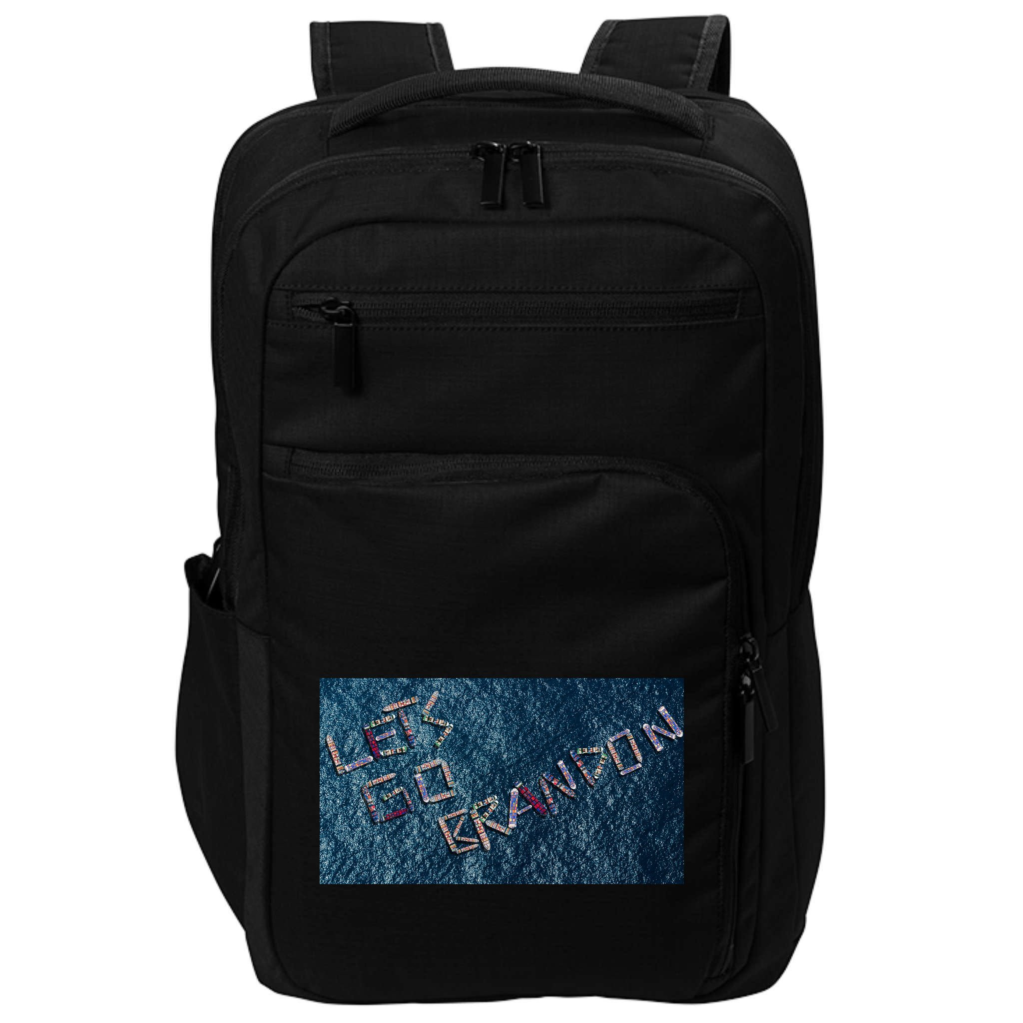 Let's Go Brandon Trump Boat Parade Impact Tech Backpack