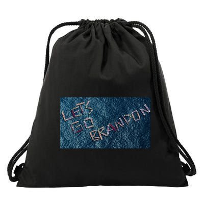 Let's Go Brandon Trump Boat Parade Drawstring Bag