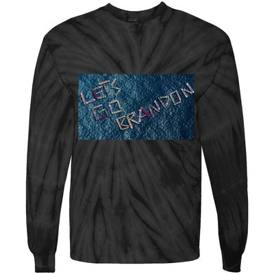 Let's Go Brandon Trump Boat Parade Tie-Dye Long Sleeve Shirt