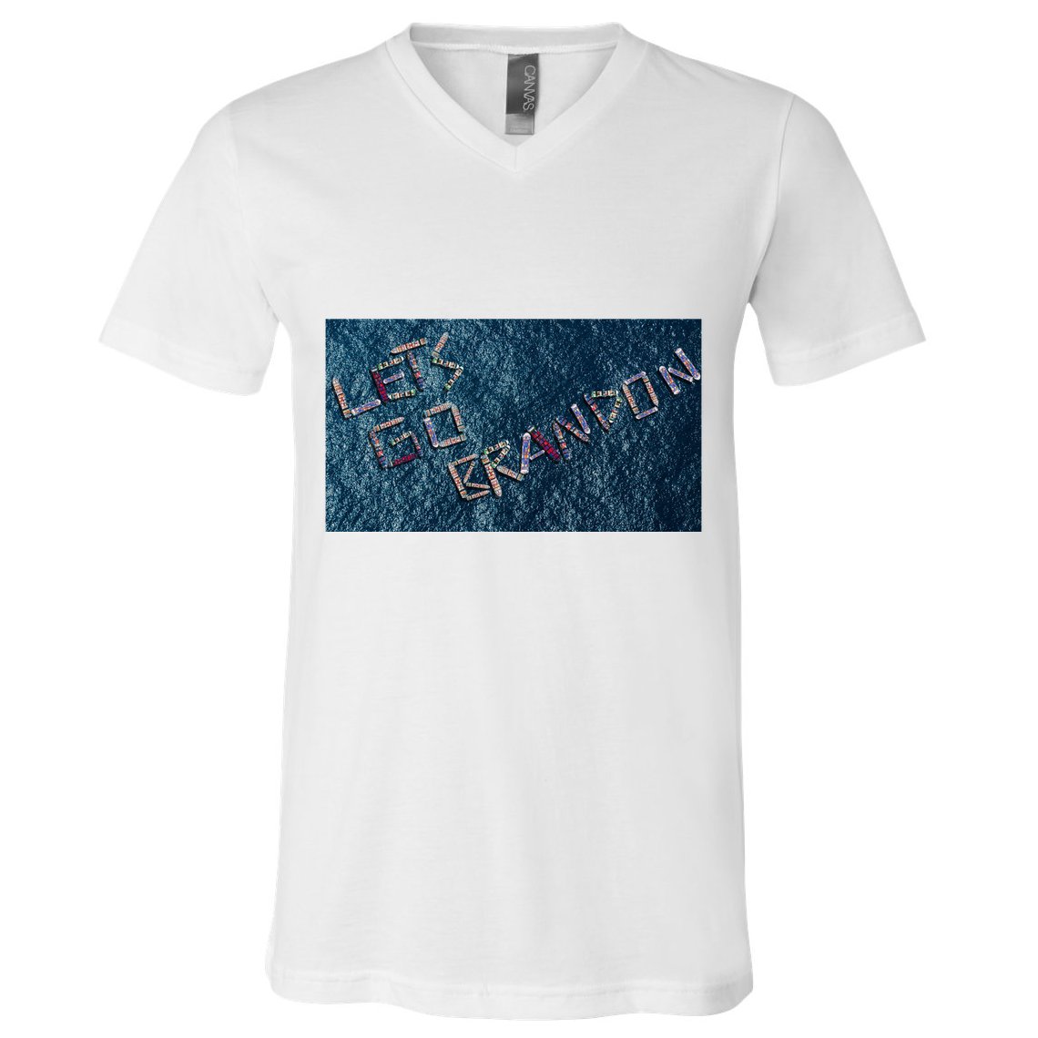 Let's Go Brandon Trump Boat Parade V-Neck T-Shirt
