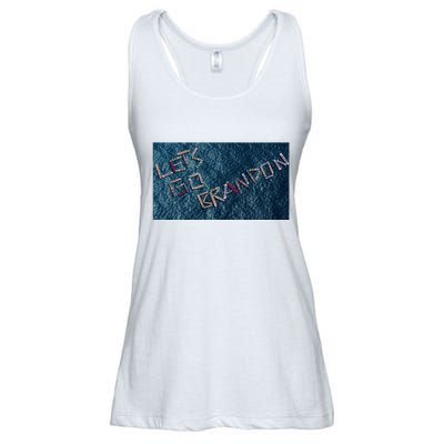 Let's Go Brandon Trump Boat Parade Ladies Essential Flowy Tank