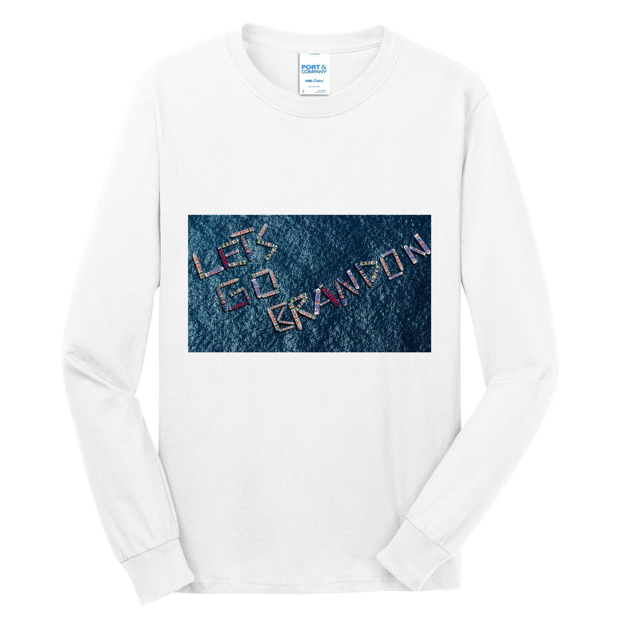 Let's Go Brandon Trump Boat Parade Tall Long Sleeve T-Shirt