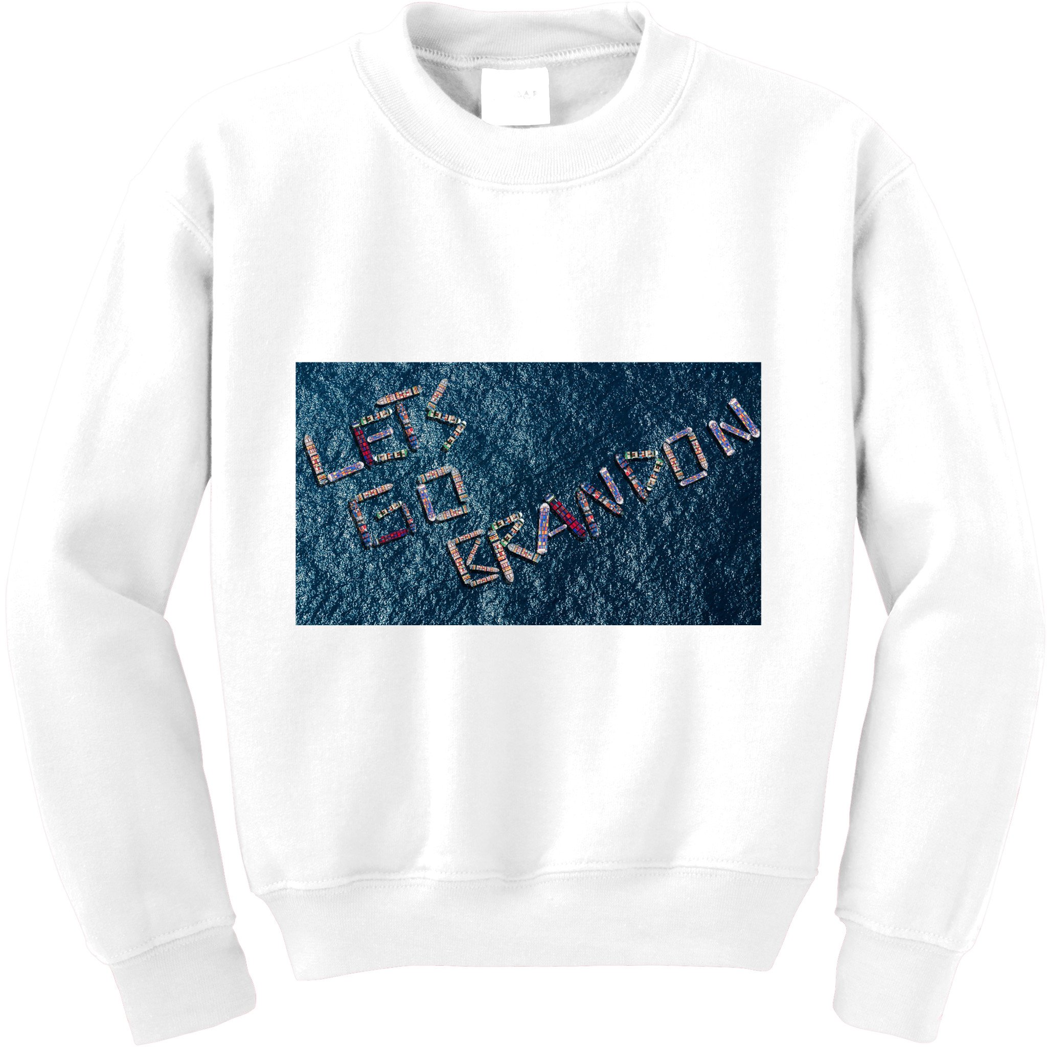 Let's Go Brandon Trump Boat Parade Kids Sweatshirt