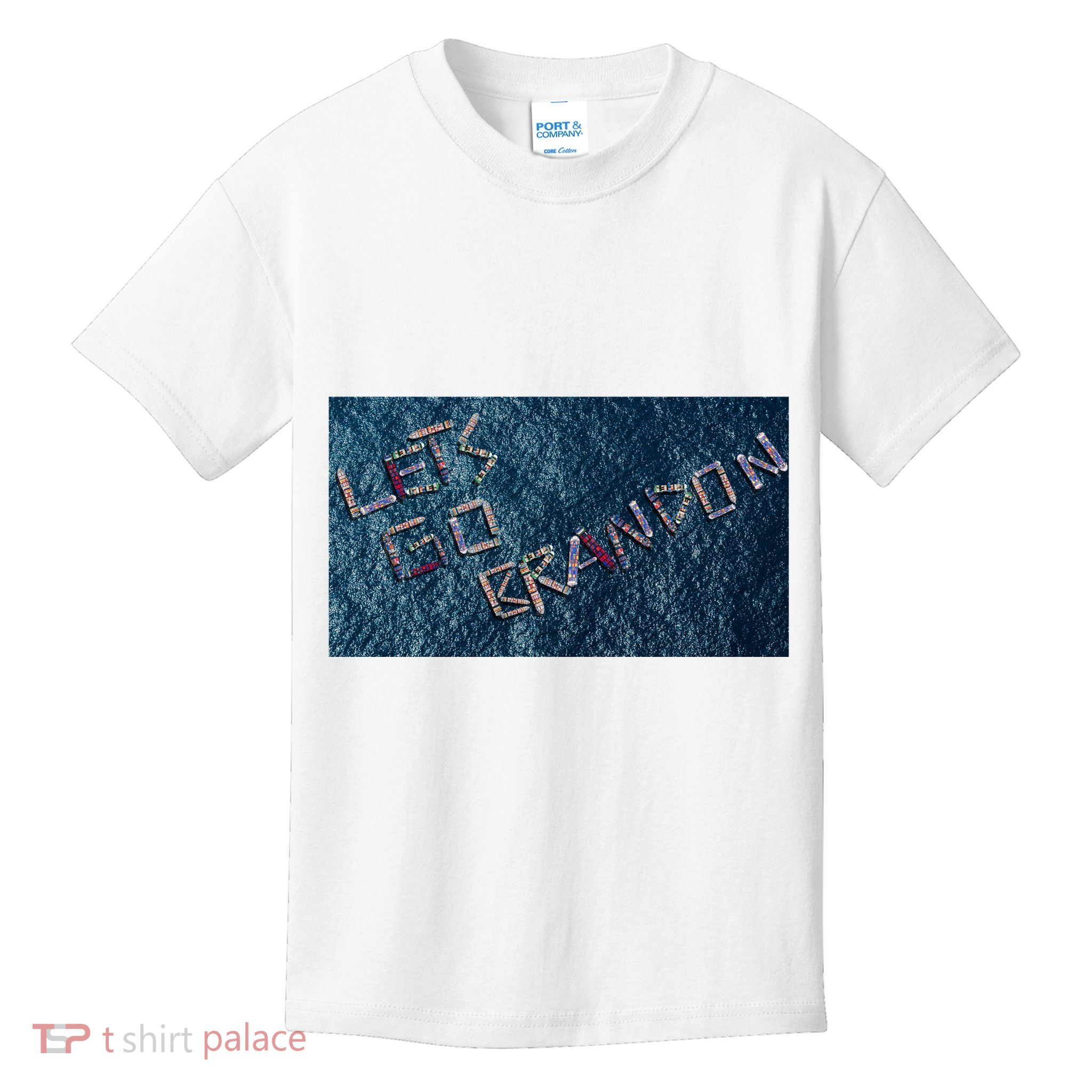 Let's Go Brandon Trump Boat Parade Kids T-Shirt