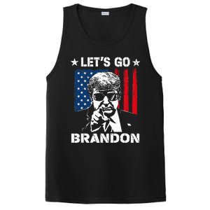 Lets Go Braden Brandon Conservative Anti Liberal US Flag PosiCharge Competitor Tank