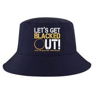 Lets Get Black Out Total Solar Eclipse April 08 2024 Cool Comfort Performance Bucket Hat