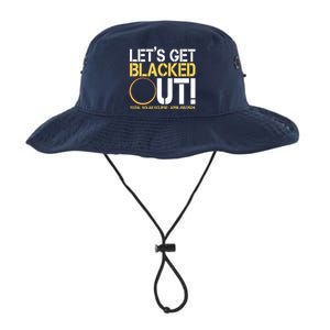 Lets Get Black Out Total Solar Eclipse April 08 2024 Legacy Cool Fit Booney Bucket Hat