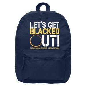 Lets Get Black Out Total Solar Eclipse April 08 2024 16 in Basic Backpack