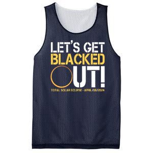 Lets Get Black Out Total Solar Eclipse April 08 2024 Mesh Reversible Basketball Jersey Tank